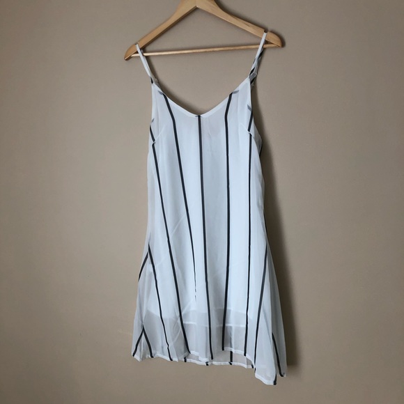 Striped Slip Dress - Picture 3 of 8
